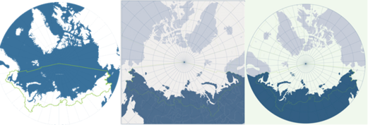 карта Арктики от Геоцентр-Консалтинг